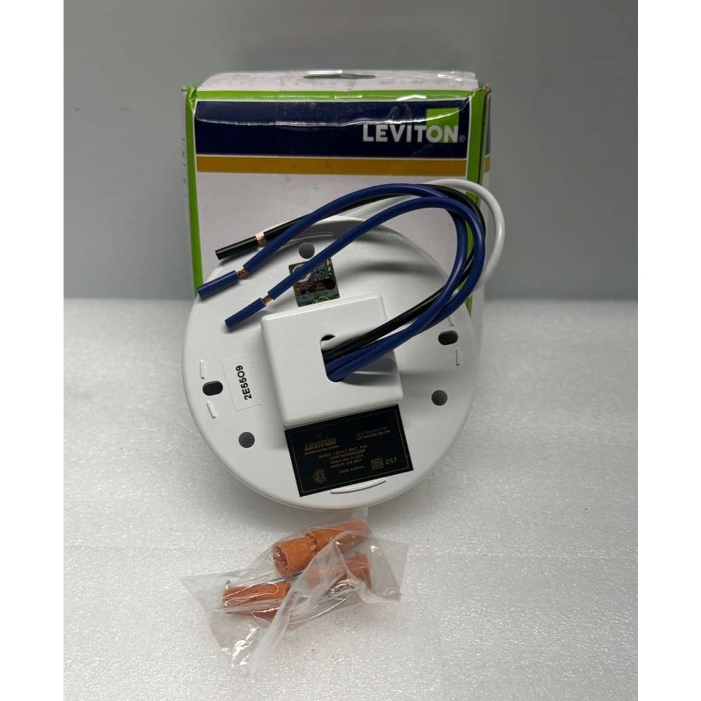 Leviton ODC0S-I1W Self-Contained Ceiling-Mount Occupancy Sensor - Watt 120V