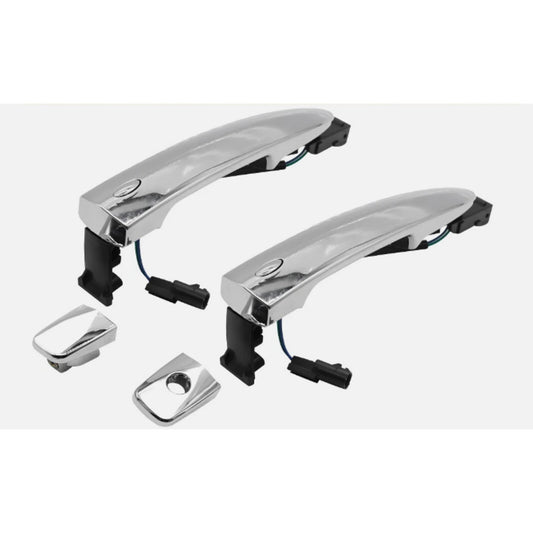 Driver Passenger RH Front LH Exterior Side Door Handle For 2013-19 Nissan Sentra