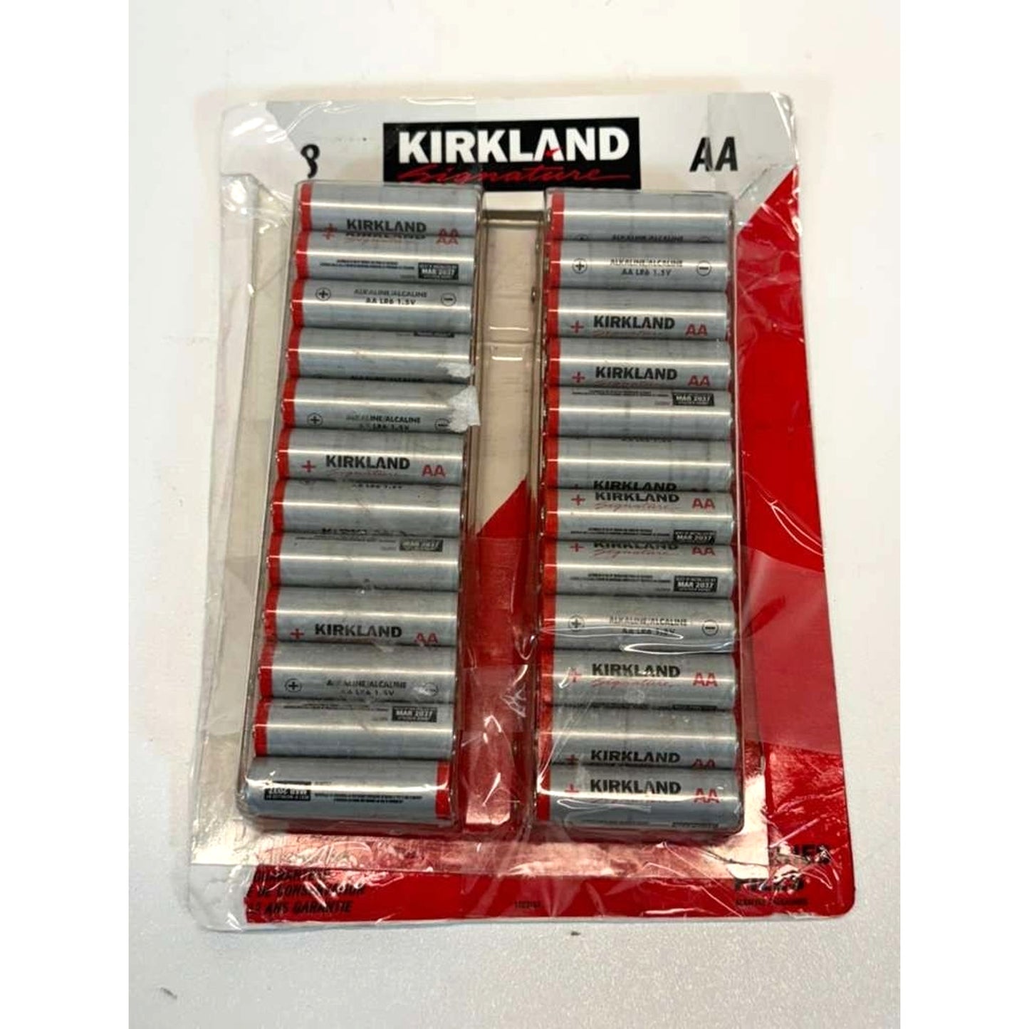Kirkland Signature Alkaline AA Plus Batteries, 48 PK