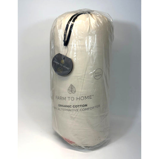 Farm to Home Organic Cotton Down Alternative Comforter Full/Queen Beige