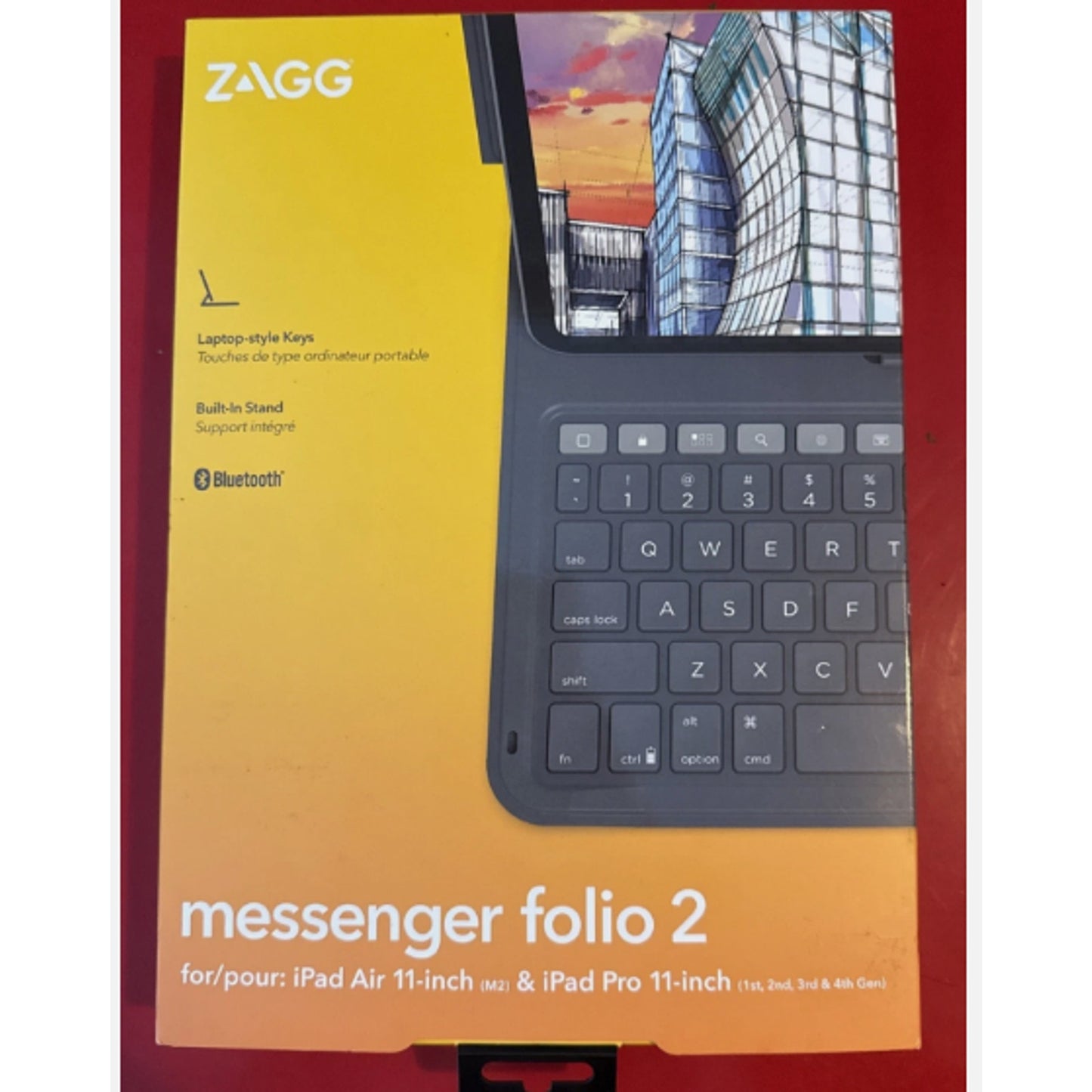 ZAGG Messenger Folio 2 Keyboard for iPad Air 11 & Pro 11, 840390335777