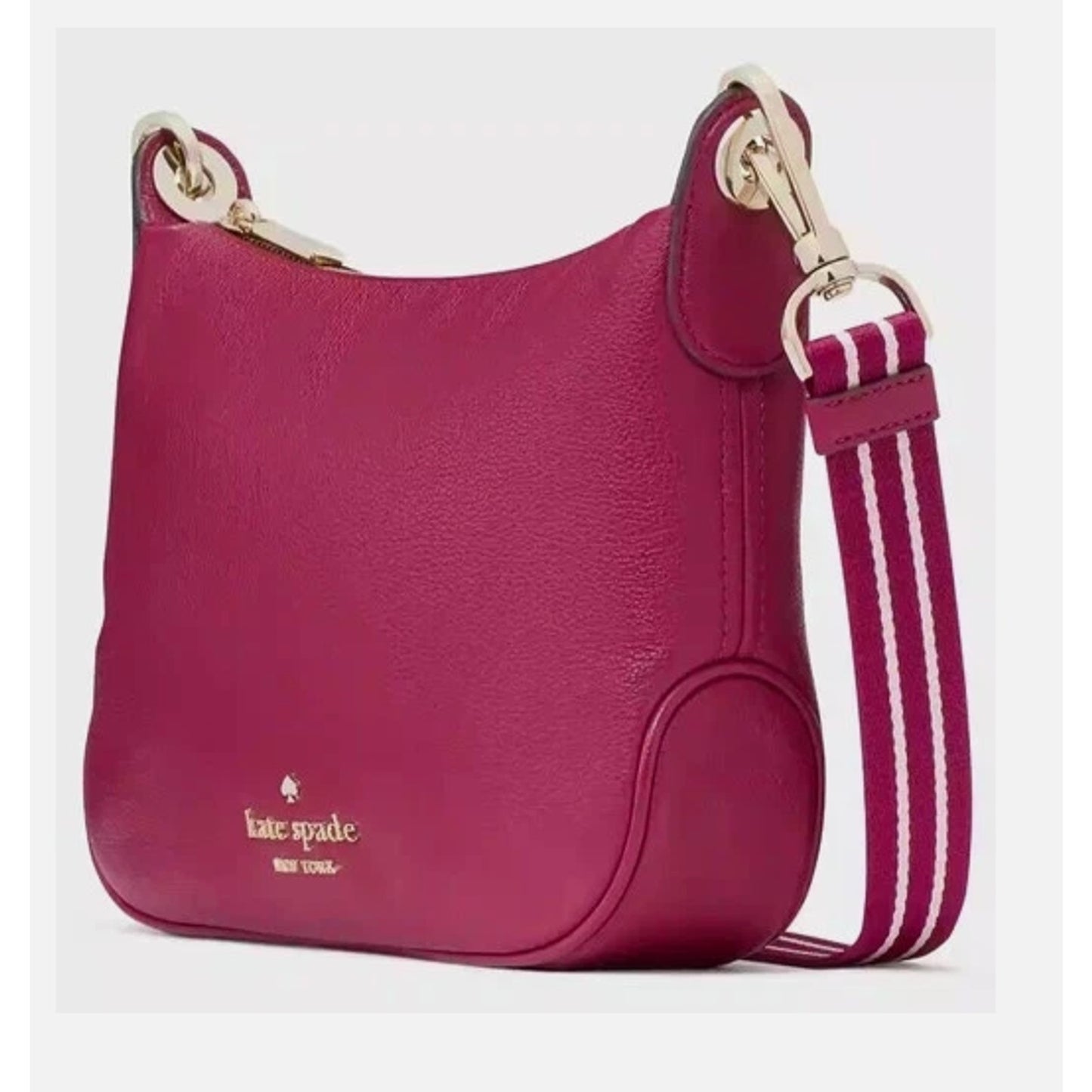 Kate Spade Rosie Crossbody Purple Leather WKR00630 Dark Raspberry NWT