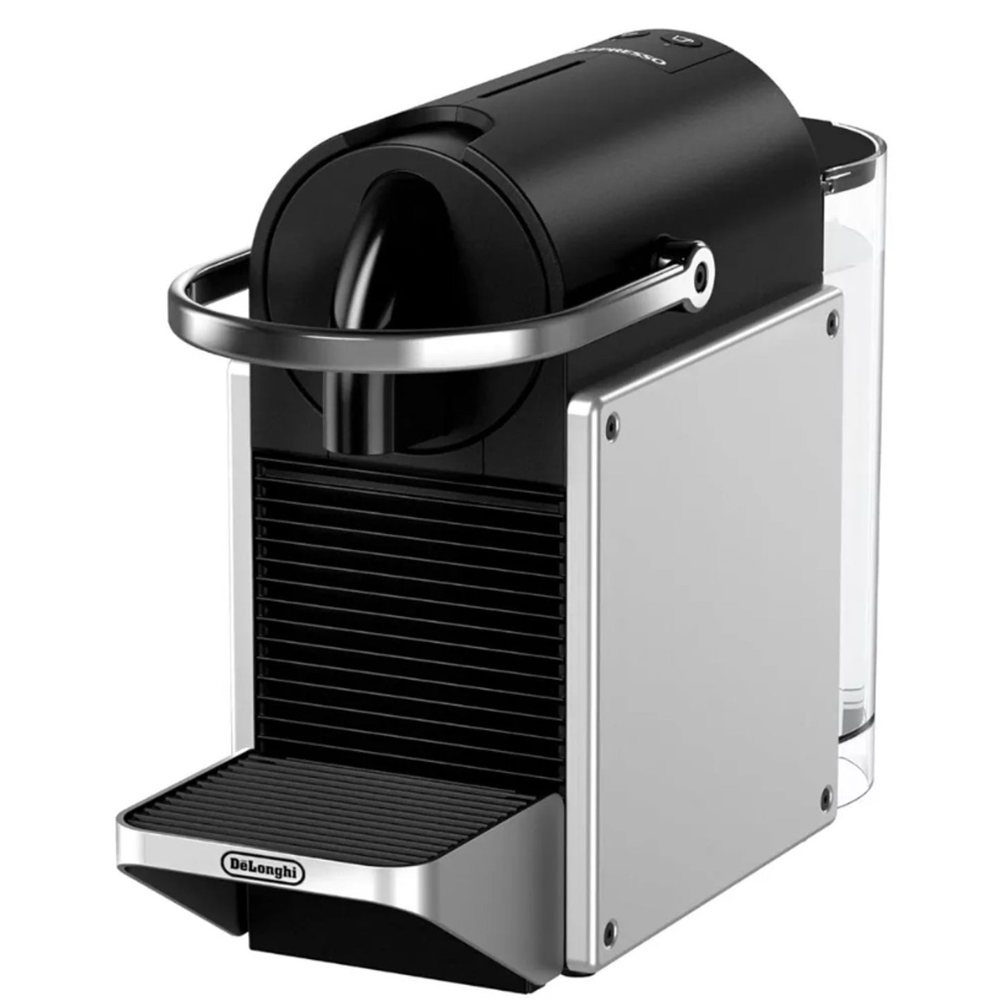 Nespresso Pixie Espresso Machine by De'Longhi Aluminum Silver Compact 1100ml