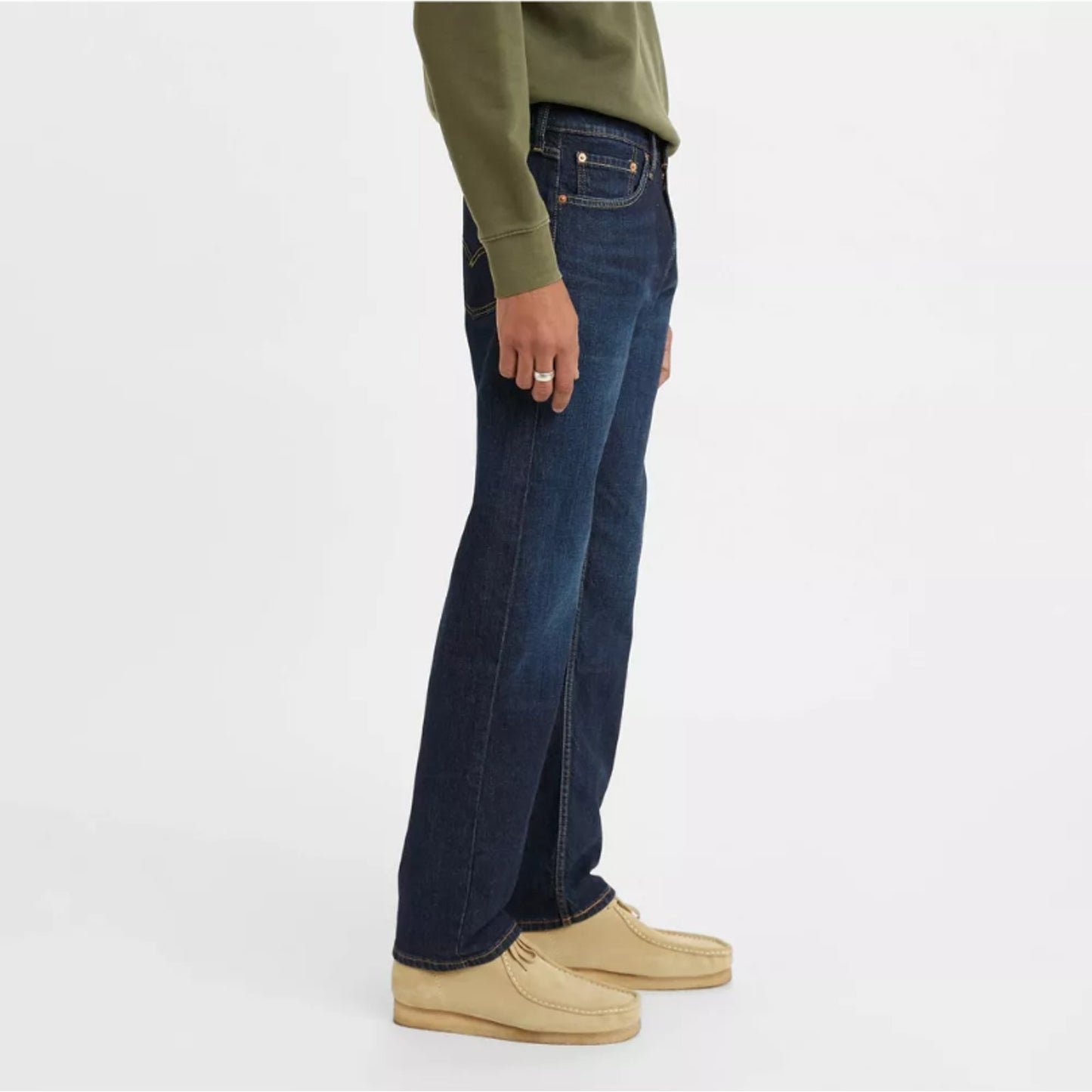 Levi's Men's 505 Regular Fit Stretch Jeans - Nail Loop Knot 34x30 00505-2195