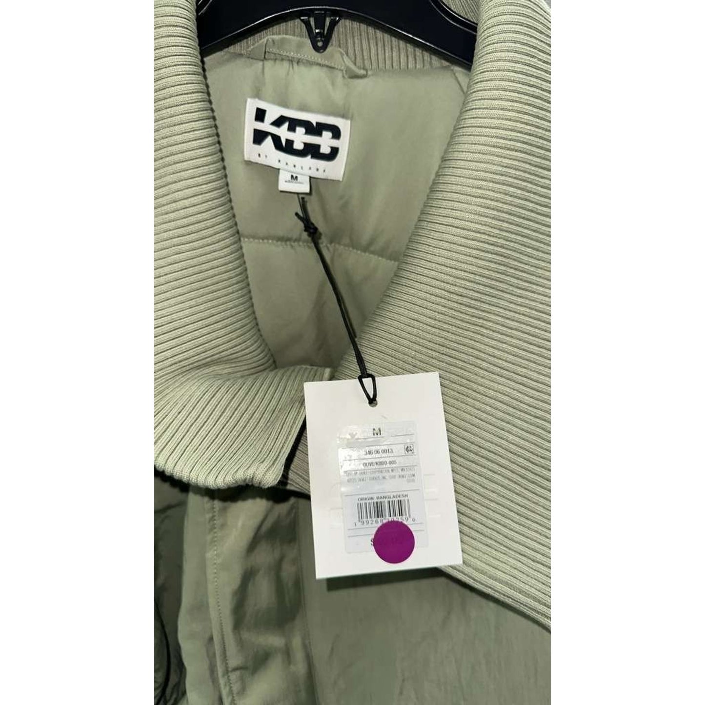 KBB by KAHLANA Women's 'The Shawl Collar Jacket' - Olive Green M