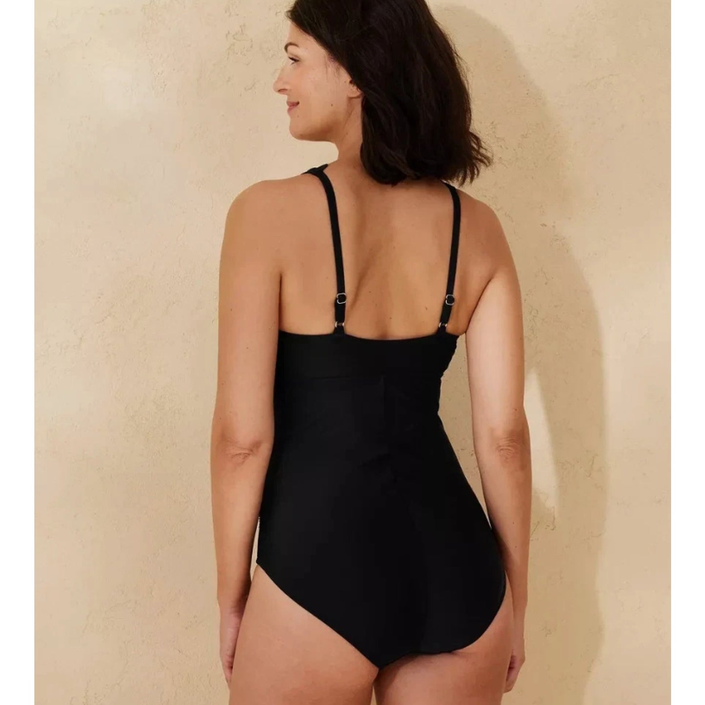 Women's Scallop Full Coverage Tummy Control Swimsuit - Shade & Shore XS 0-2