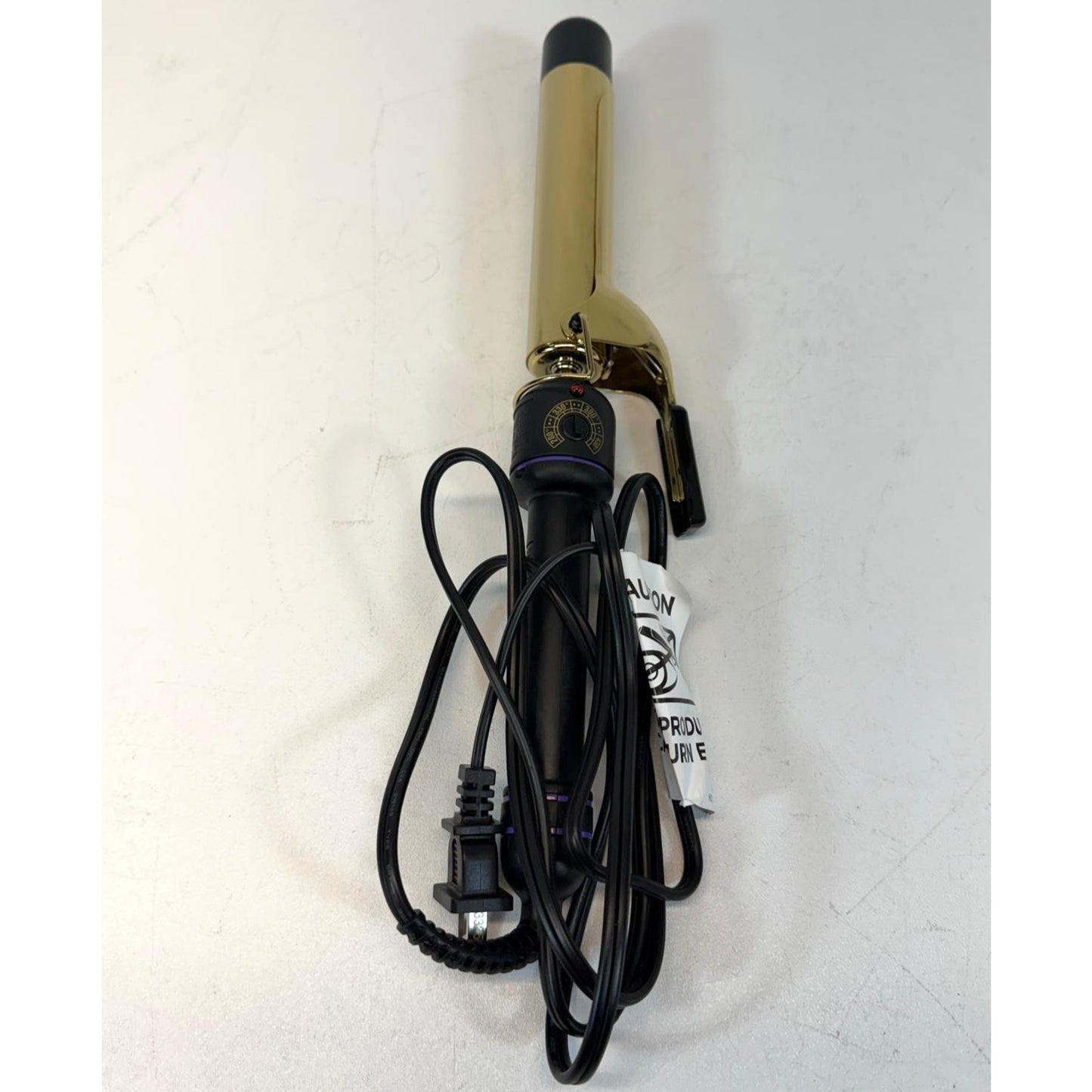 Hot Tools Pro Signature Series Gold 1-1/4" Curling Iron Wand HTIR1576