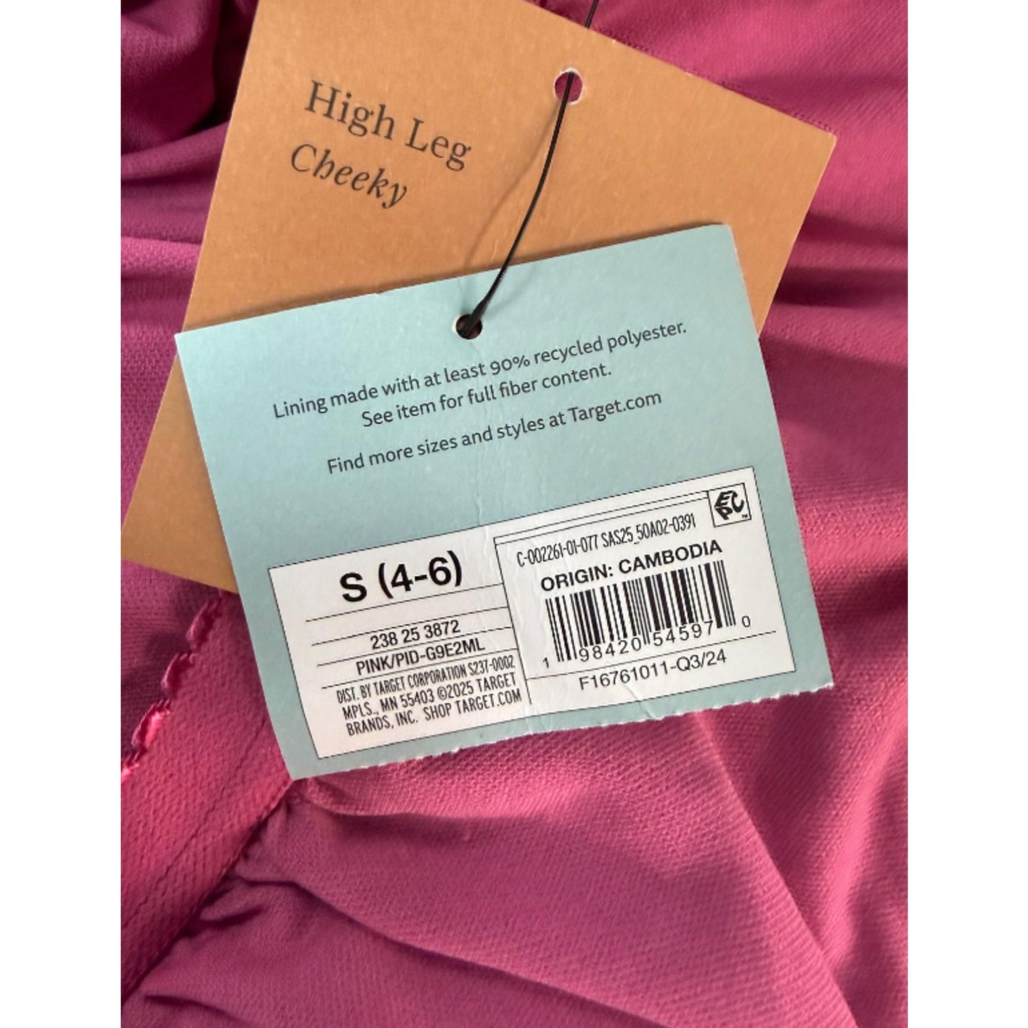 Women's Pearl Bead Scoop Back High Leg Cheeky One Piece Swimsuit -Shade&Shore S