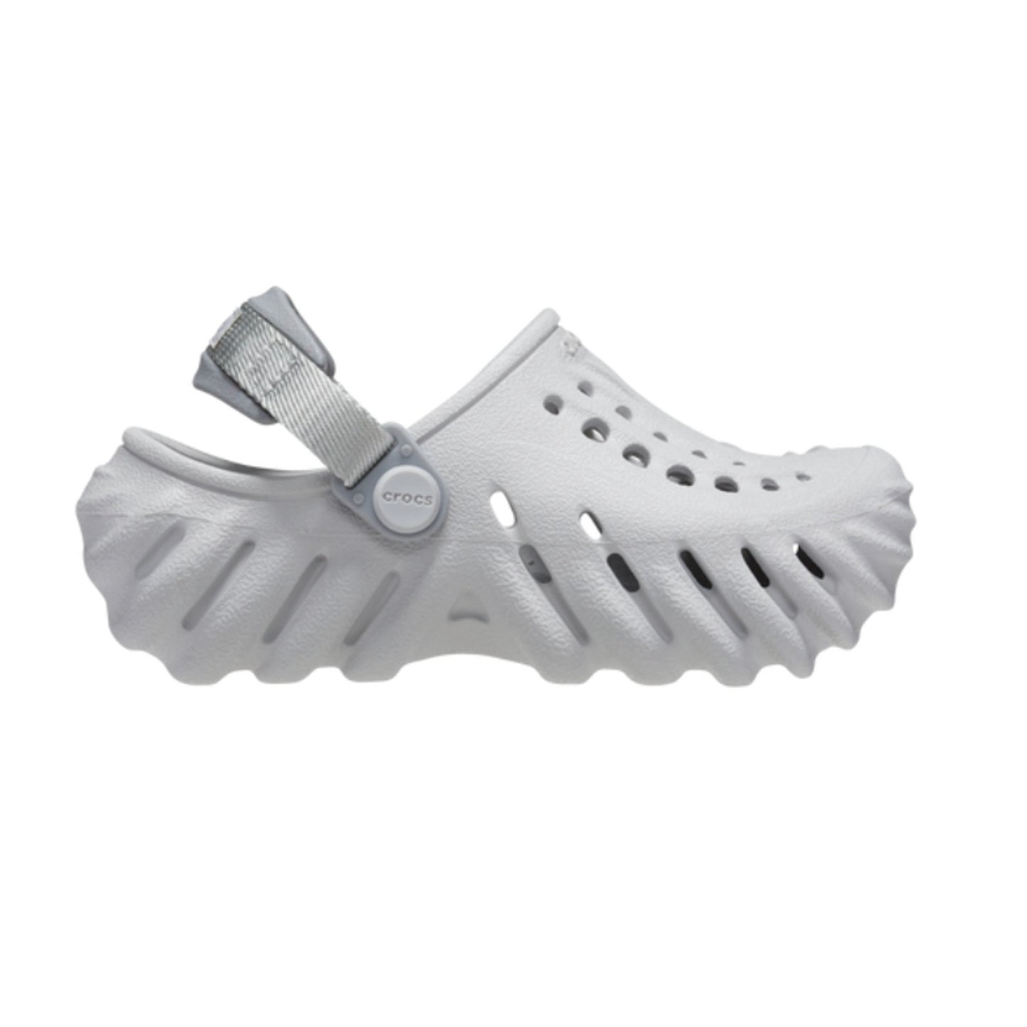 Crocs Echo Clogs Sneakers - Grey - Size 6 - Thermoplastic