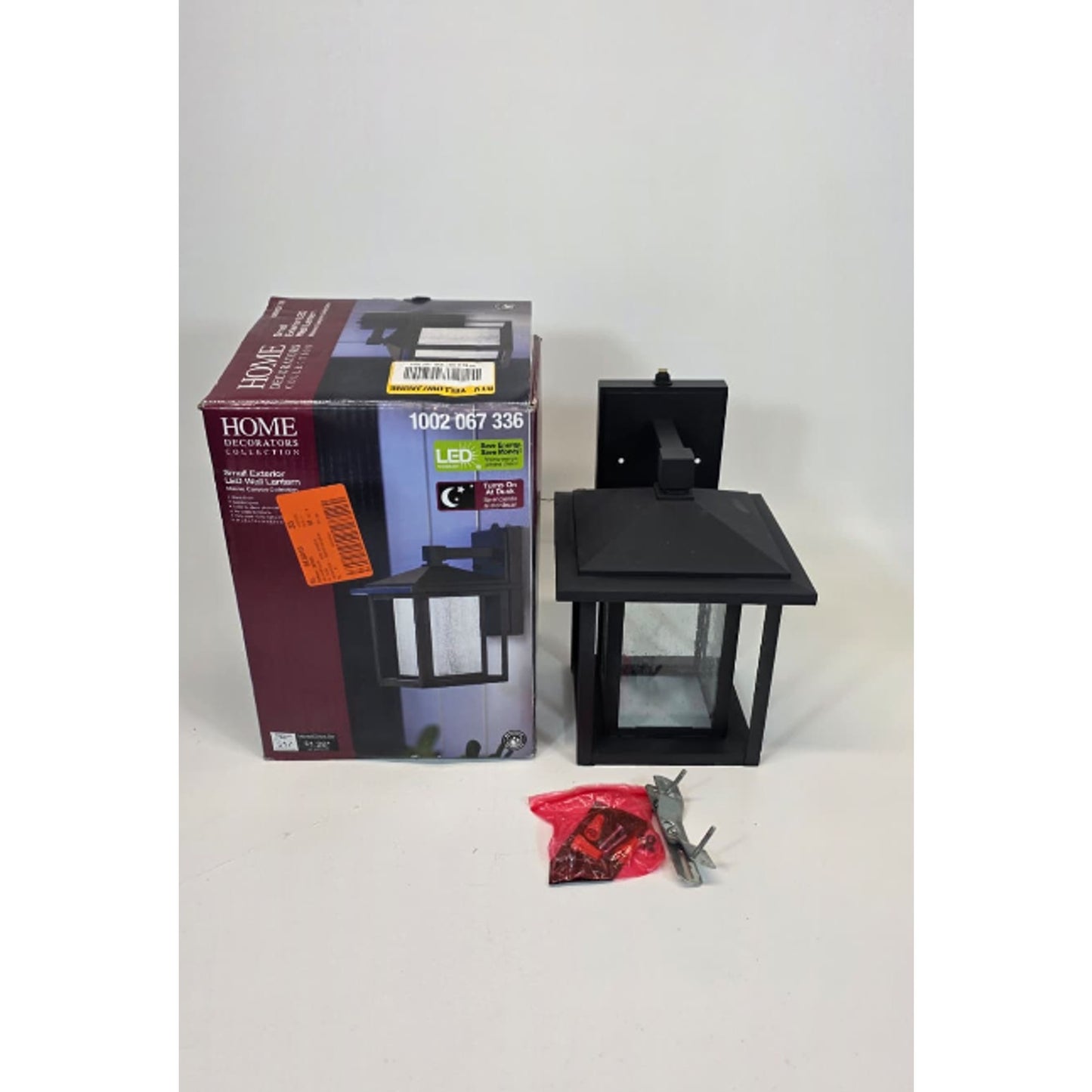 Mauvo Canyon 11” Black Dusk to Dawn Small LED Outdoor Wall Light Fixture Sconce