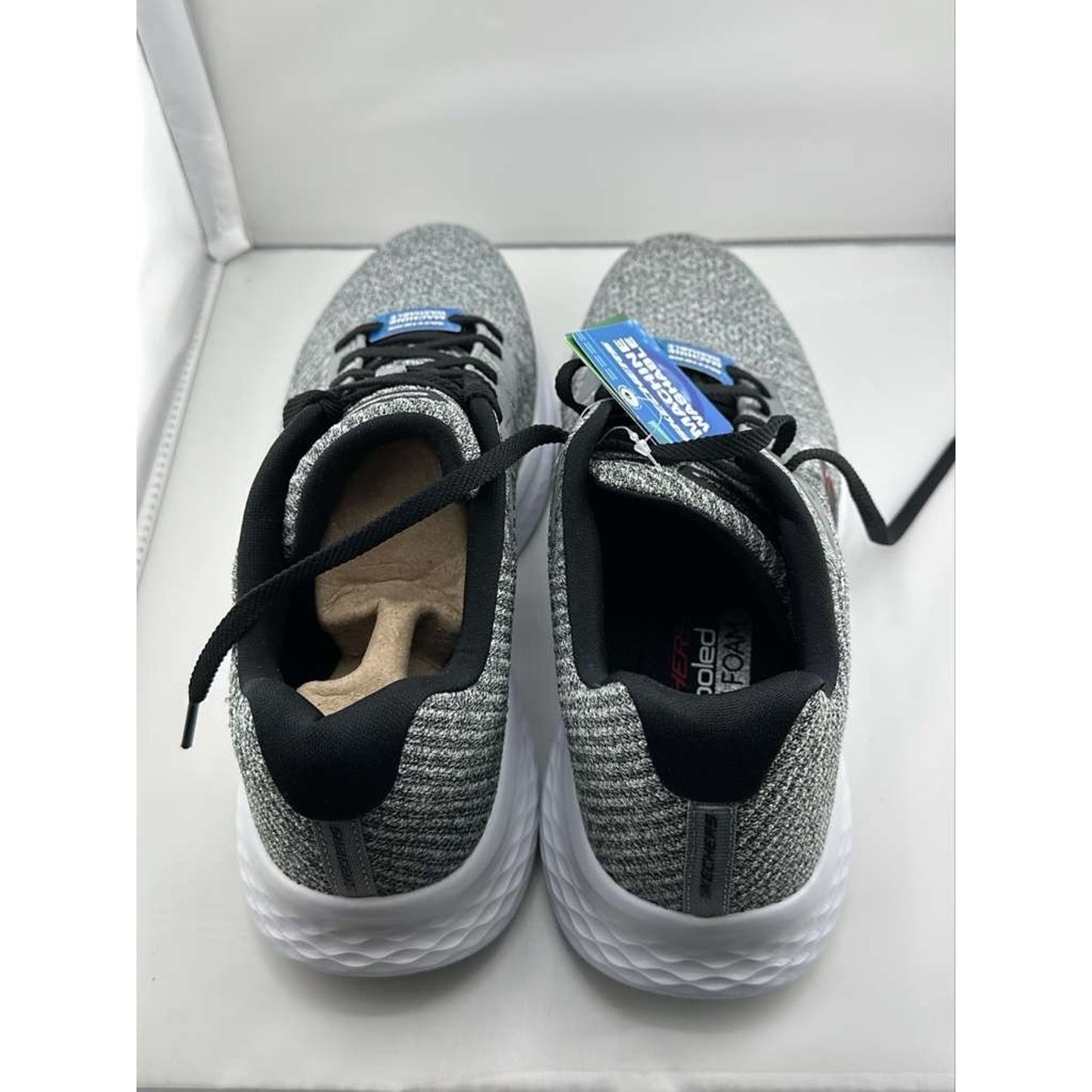 Skechers Sketch-Lite Pro-FAREGROVE Gray/Red Sneakers (232598/GYRD) Men’s Size 10