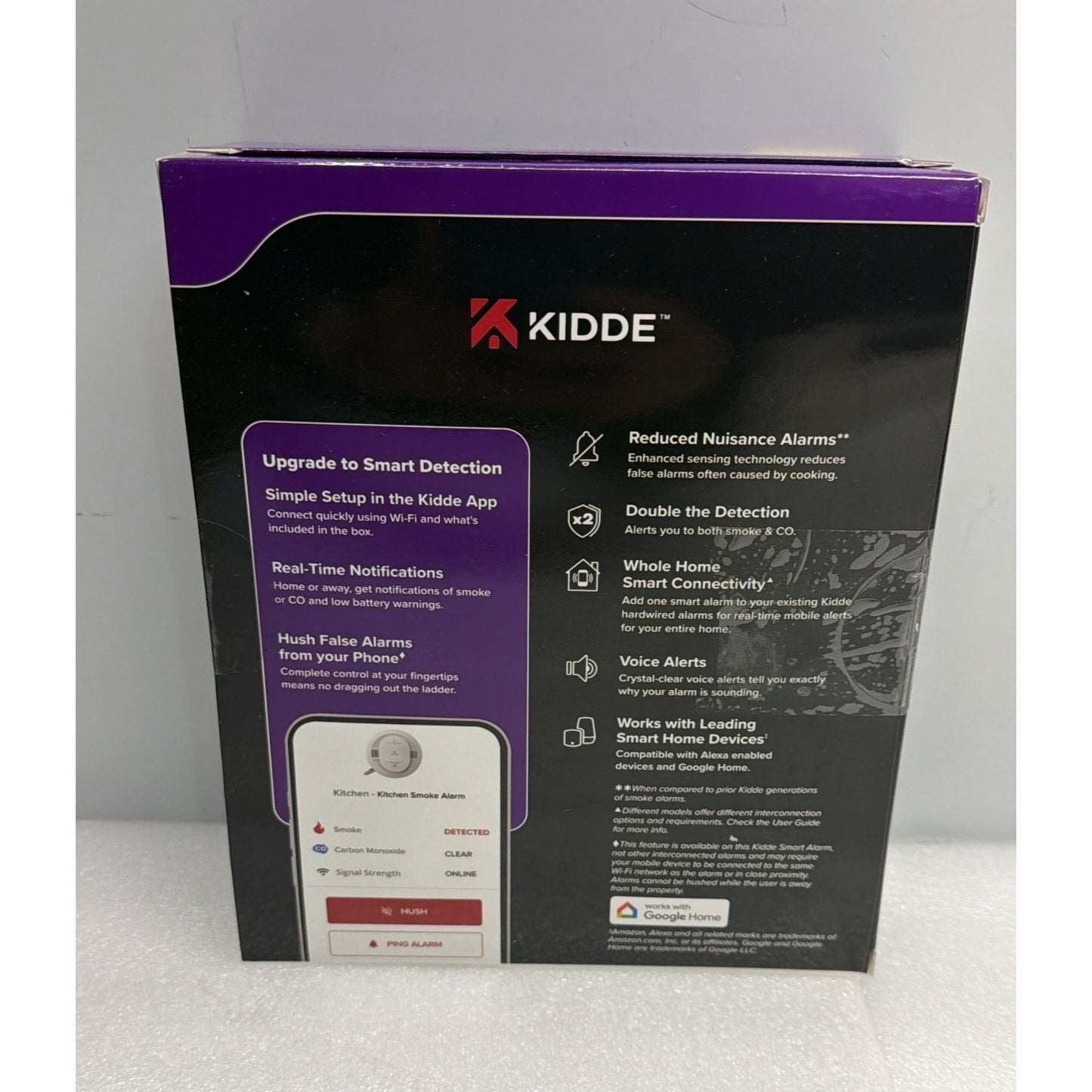 Kidde Smart Smoke And Carbon Monoxide Alarm Hardwired Wi Fi App Alerts 30CUAR-W
