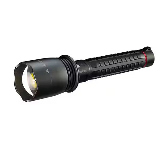 XP86R 15000 Lumen Rechargeable LED Flashlight with 5 Modes & Focus Adjust