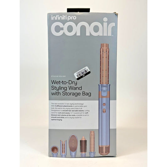 InfinitiPRO by Conair DigitalAIRE Plus Straightener and Bag Multipurpose Hair