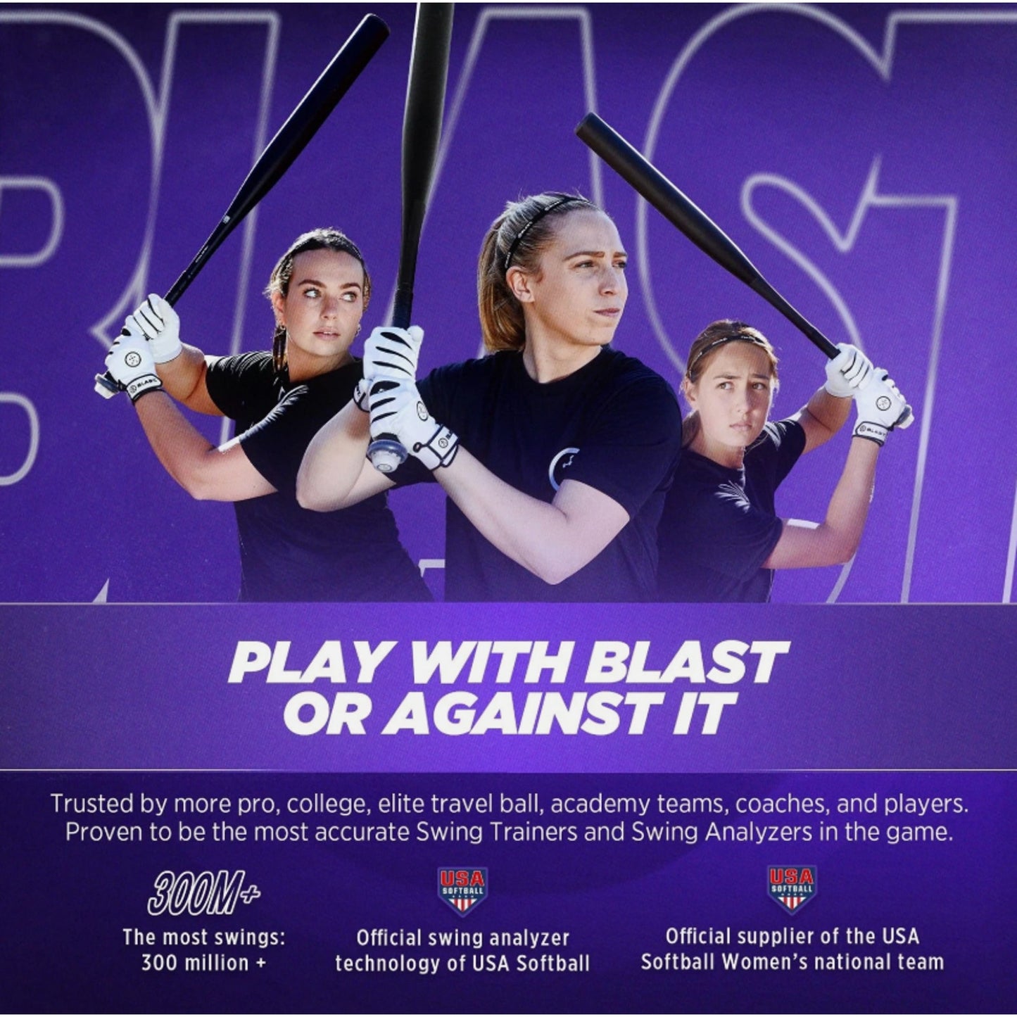 Blast Softball Swing Analyzer. Official Sensor Tech of NPF