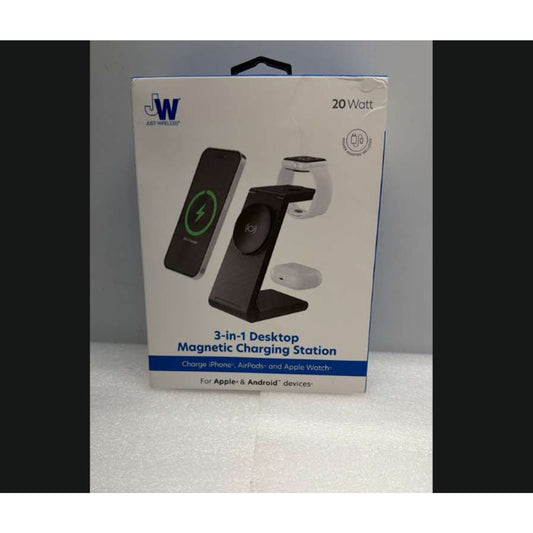 Just Wireless 3-in-1 Magnetic Wireless Charger MagSafe Compatible USB