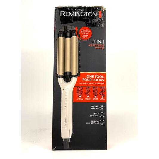 Remington 4-in-1 Adjustable Deep Waver Pure Precision Technology