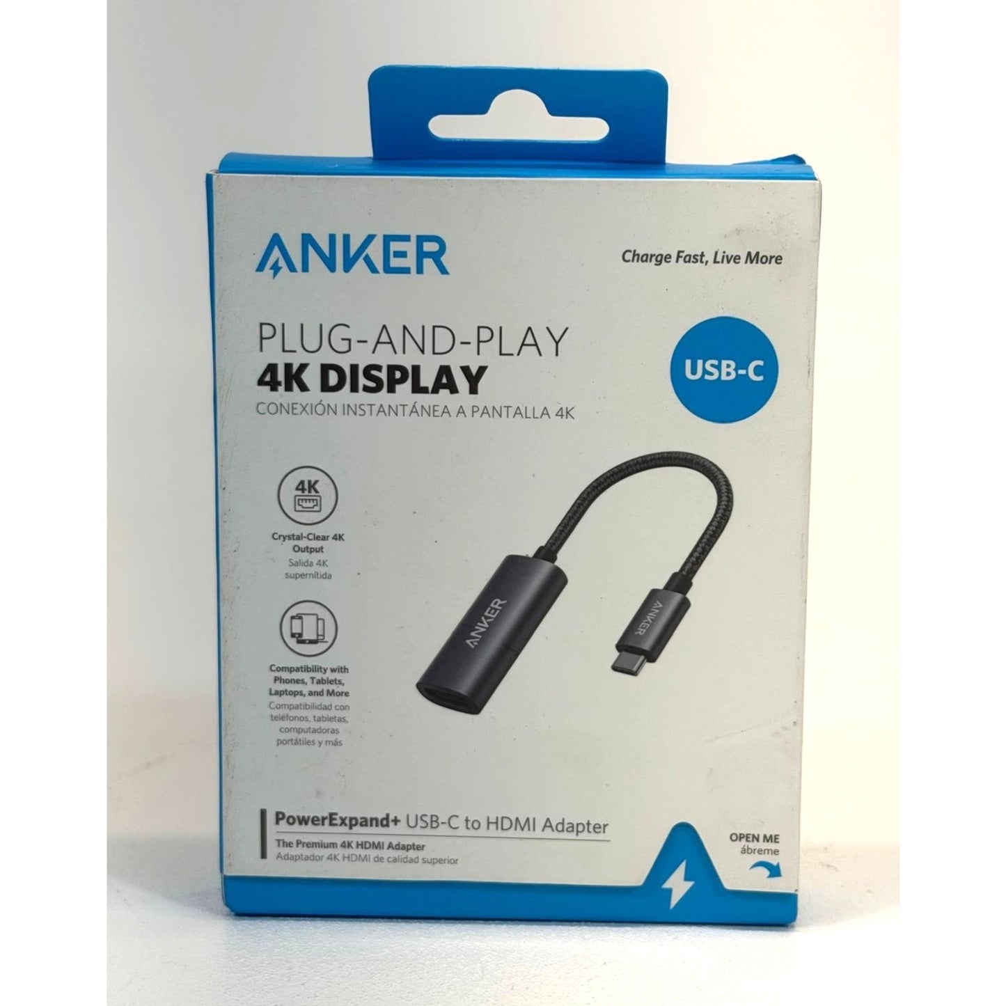 Anker PowerExpand+ Plug & Play USB-C to 4K HDMI Adapter