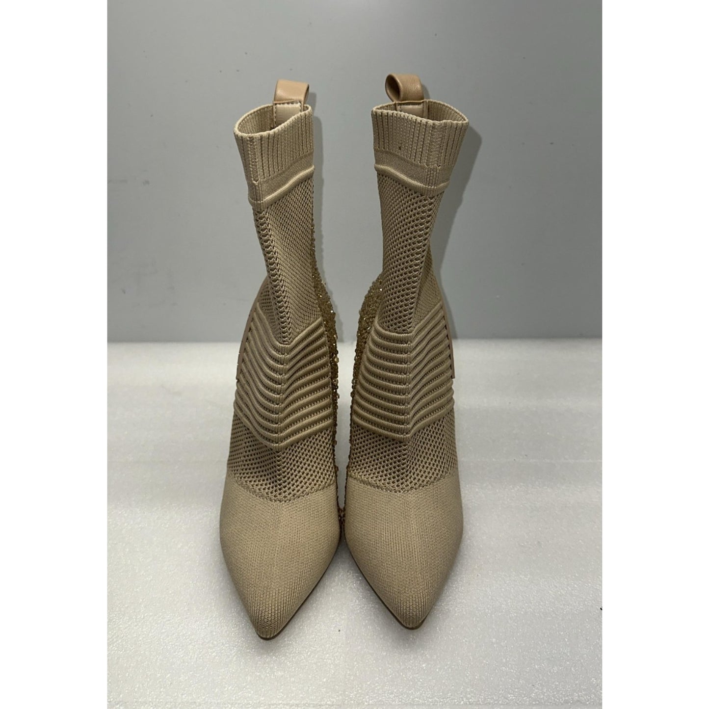 Steve Madden Maxwell Women's Mesh Pointed Toe Ankle Sock Boots Size 6.0