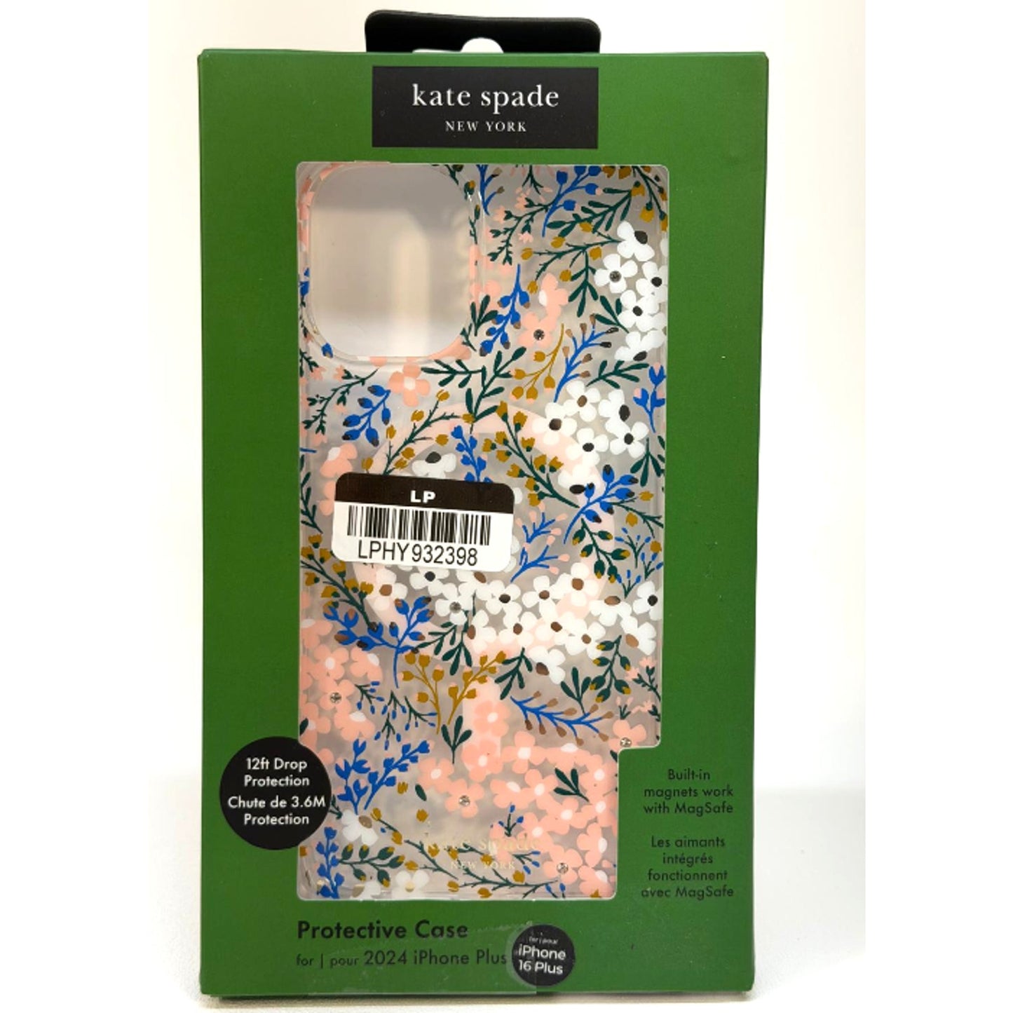 Kate Spade Multi-Floral iPhone 16 Plus Drop Protective Case w/ MagSafe