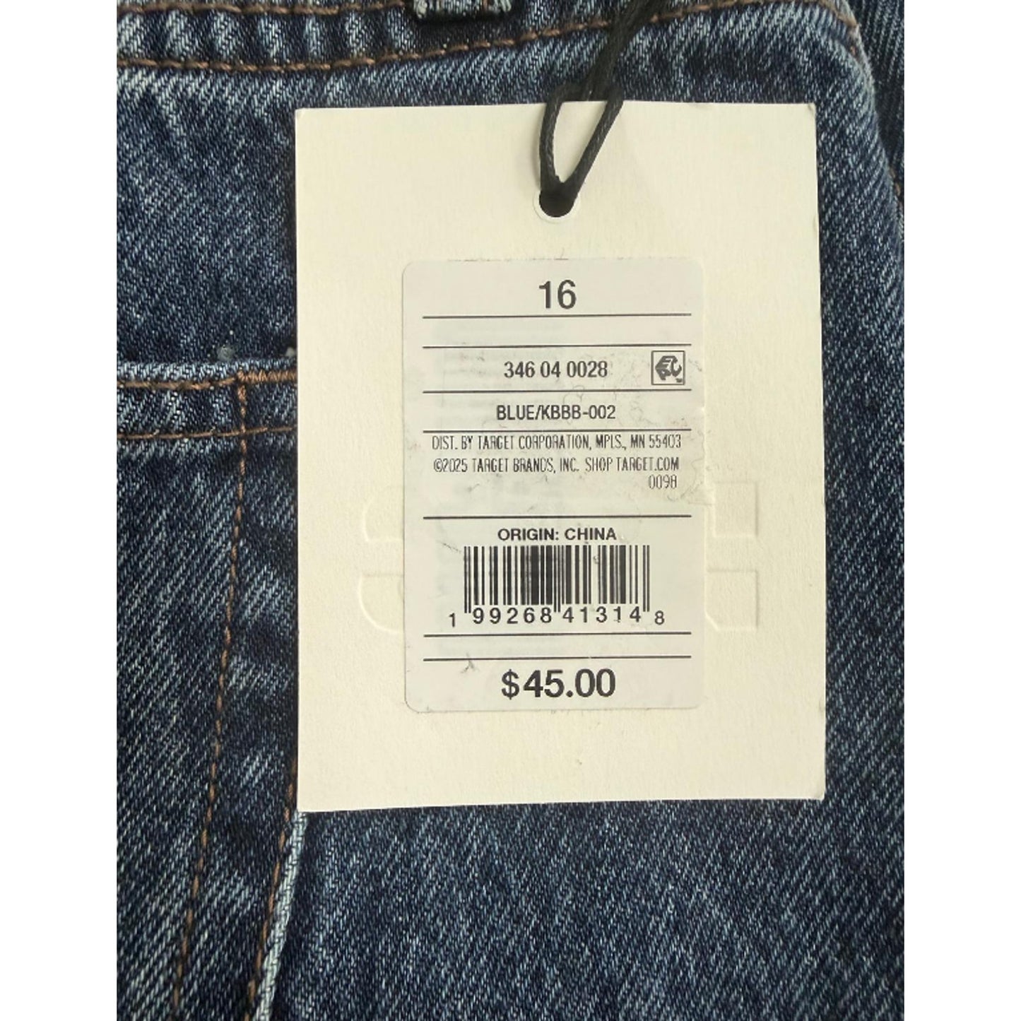 KBB by KAHLANA Women's Mid-Rise Wide Leg 'the Kahlana Jean' - Dark Wash 16