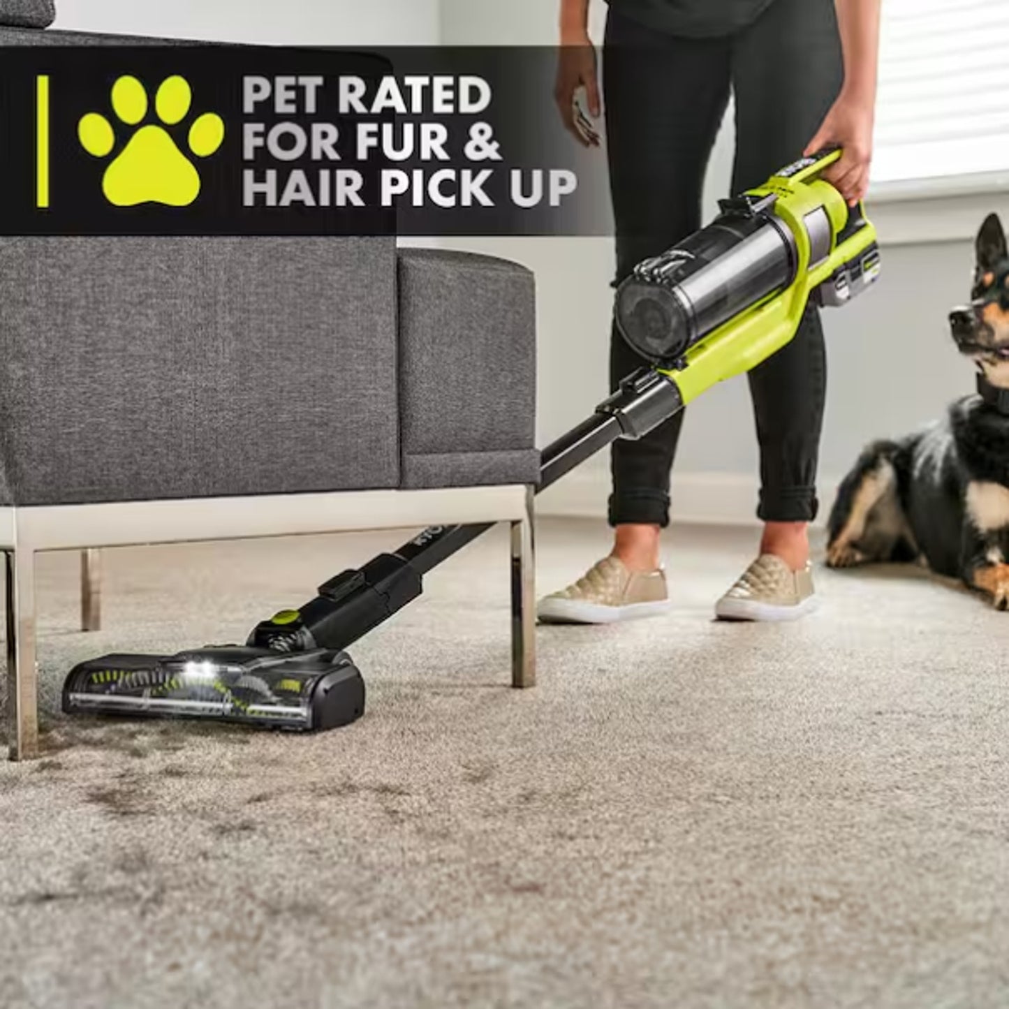 Ryobi ONE+ HP 18V Cordless Pet Stick Vacuum Cleaner (Tool Only) - PBLSV716B