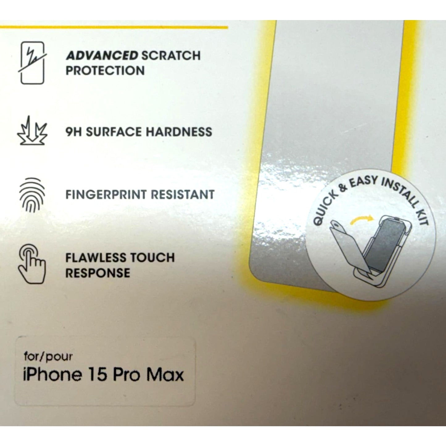 OtterBox Premium Glass - Screen Protector for Apple iPhone 15 Pro Max