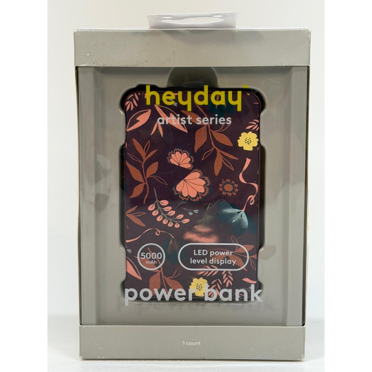 Heyday Artist Series 5000 mAh Power Bank - Allie Dettmann Floral Design