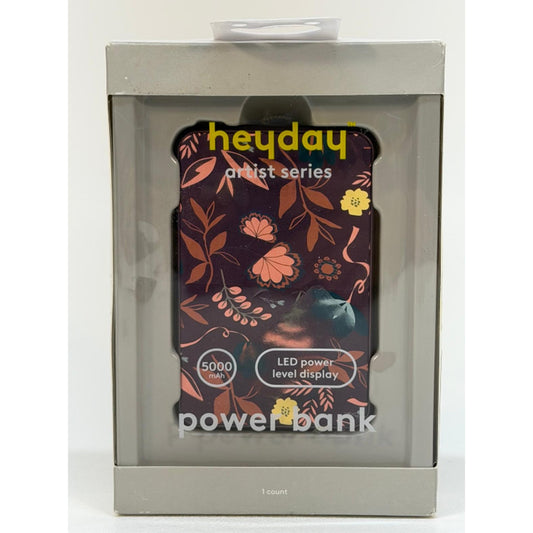Heyday Artist Series 5000 mAh Power Bank - Allie Dettmann Floral Design