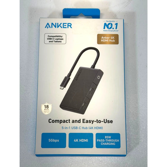 ANKER 4K HDMI 5-in-1 USB-C Hub
