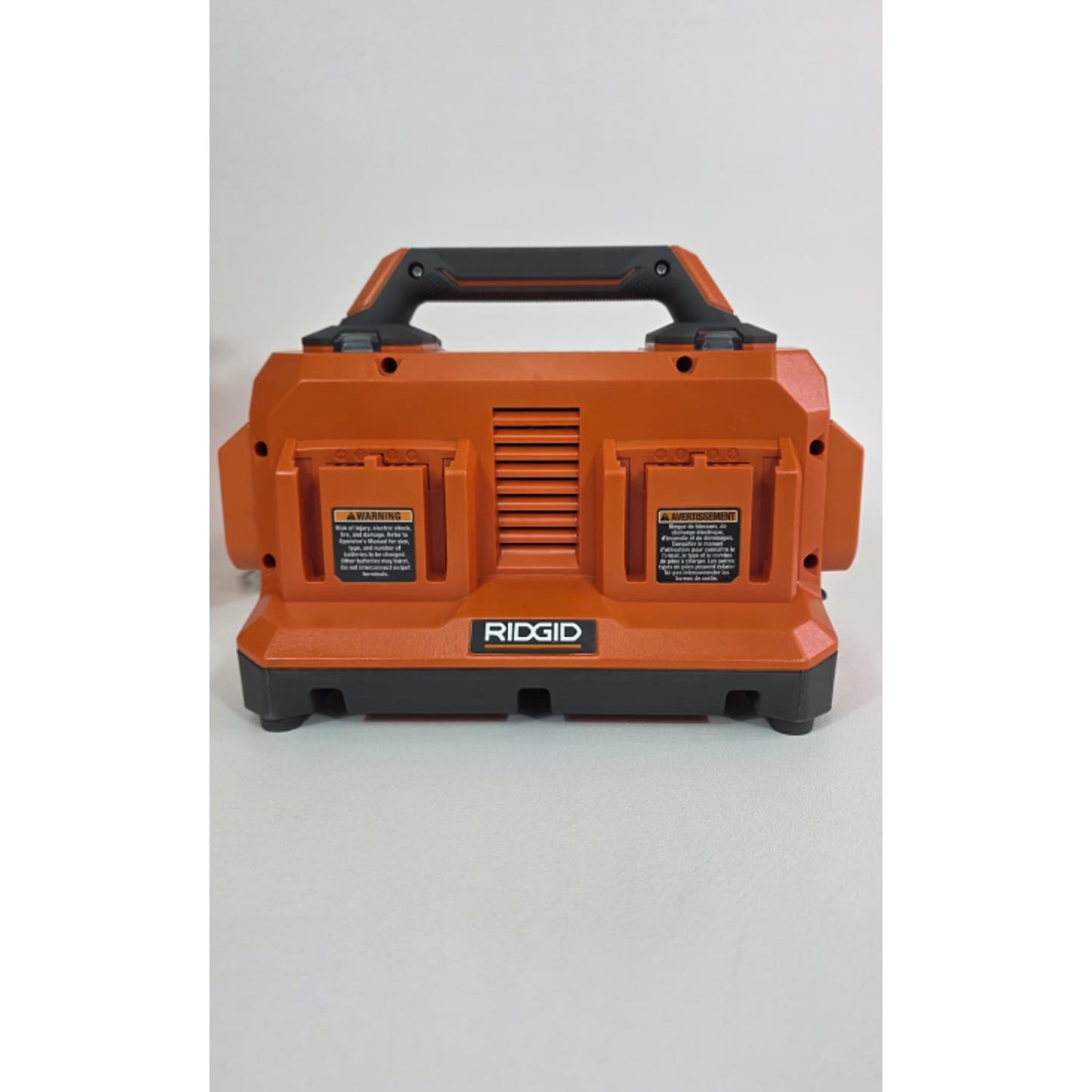 Ridgid 18V Volt 6 Port Sequential Battery Charger Station Orange AC86096