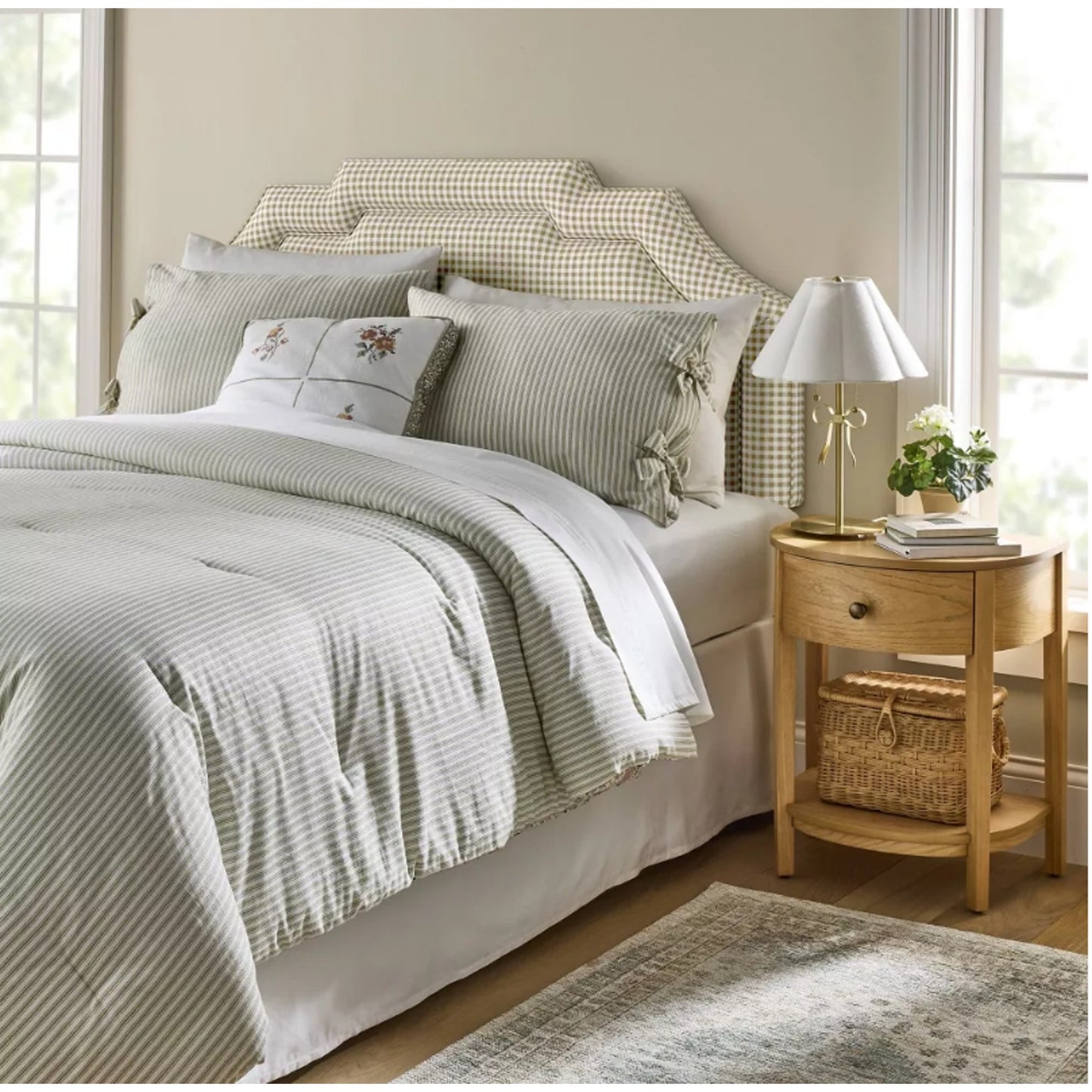 (Twin) Notched Headboard - Threshold™ designed with Studio McGee