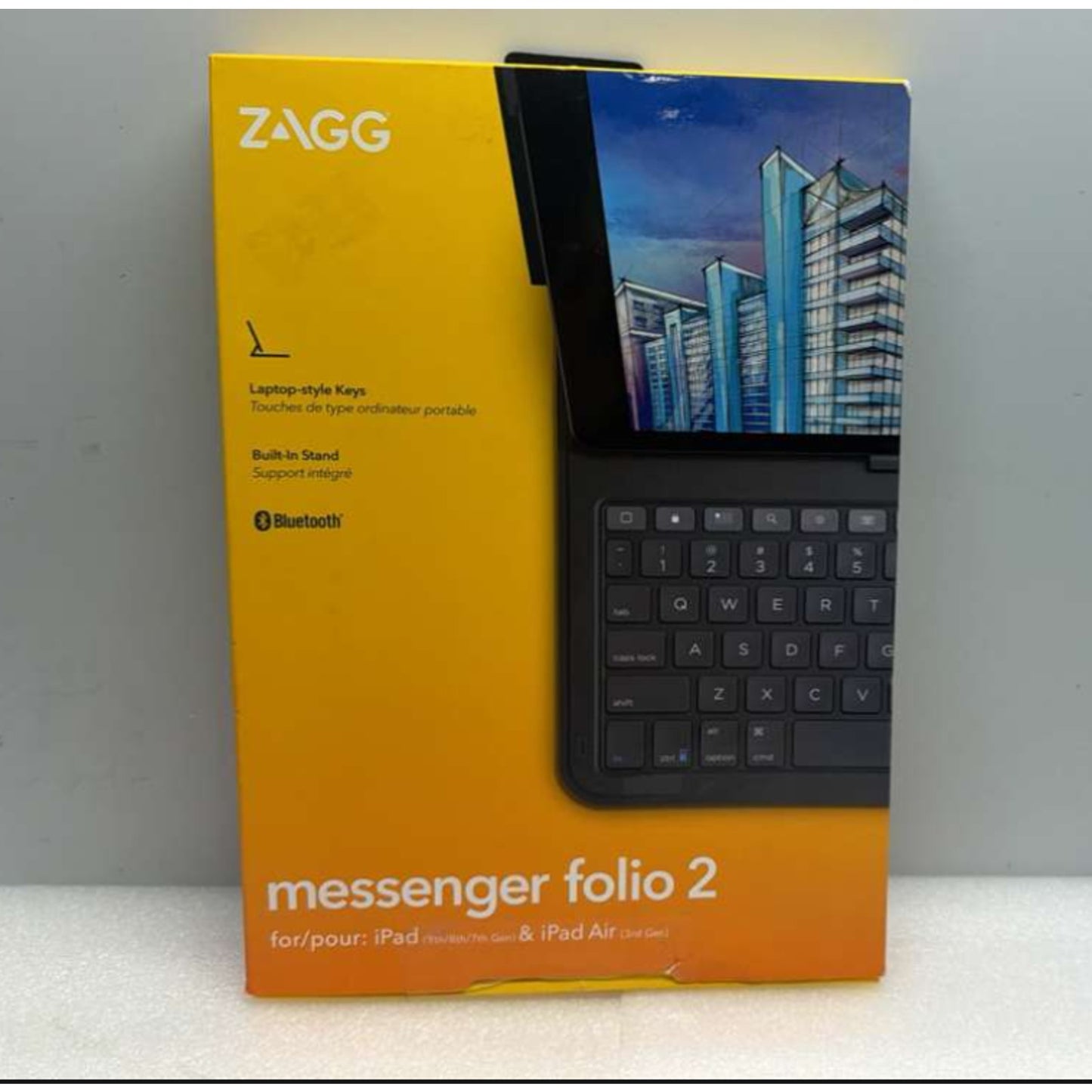 ZAGG Messenger Folio2 Case for iPad 7/8/9th Gen & iPad Air 3rd