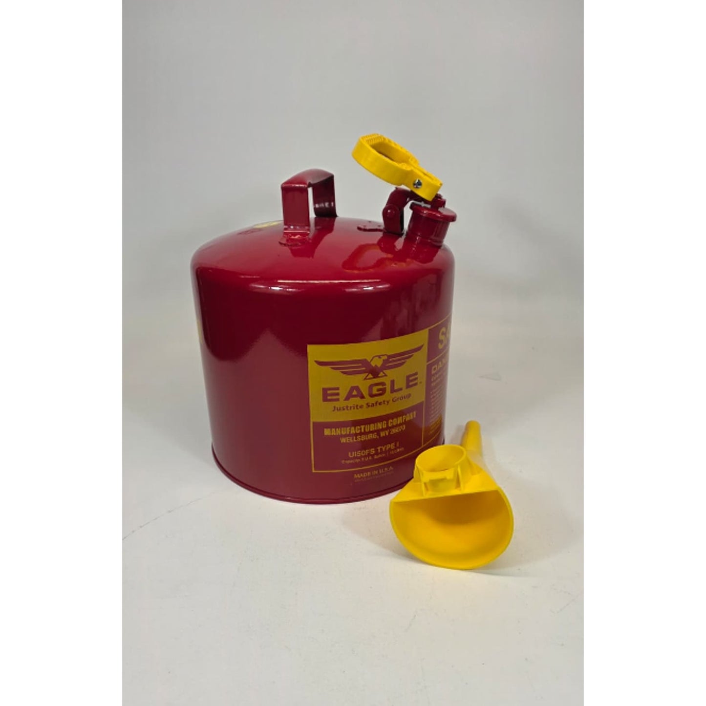 Eagle Steel Safety Gas Can 5 gal