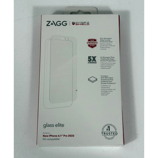 ZAGG INVISIBLE SHIELD GLASS SCREEN PROTECTOR (iPhone 6.1” PRO 2022)