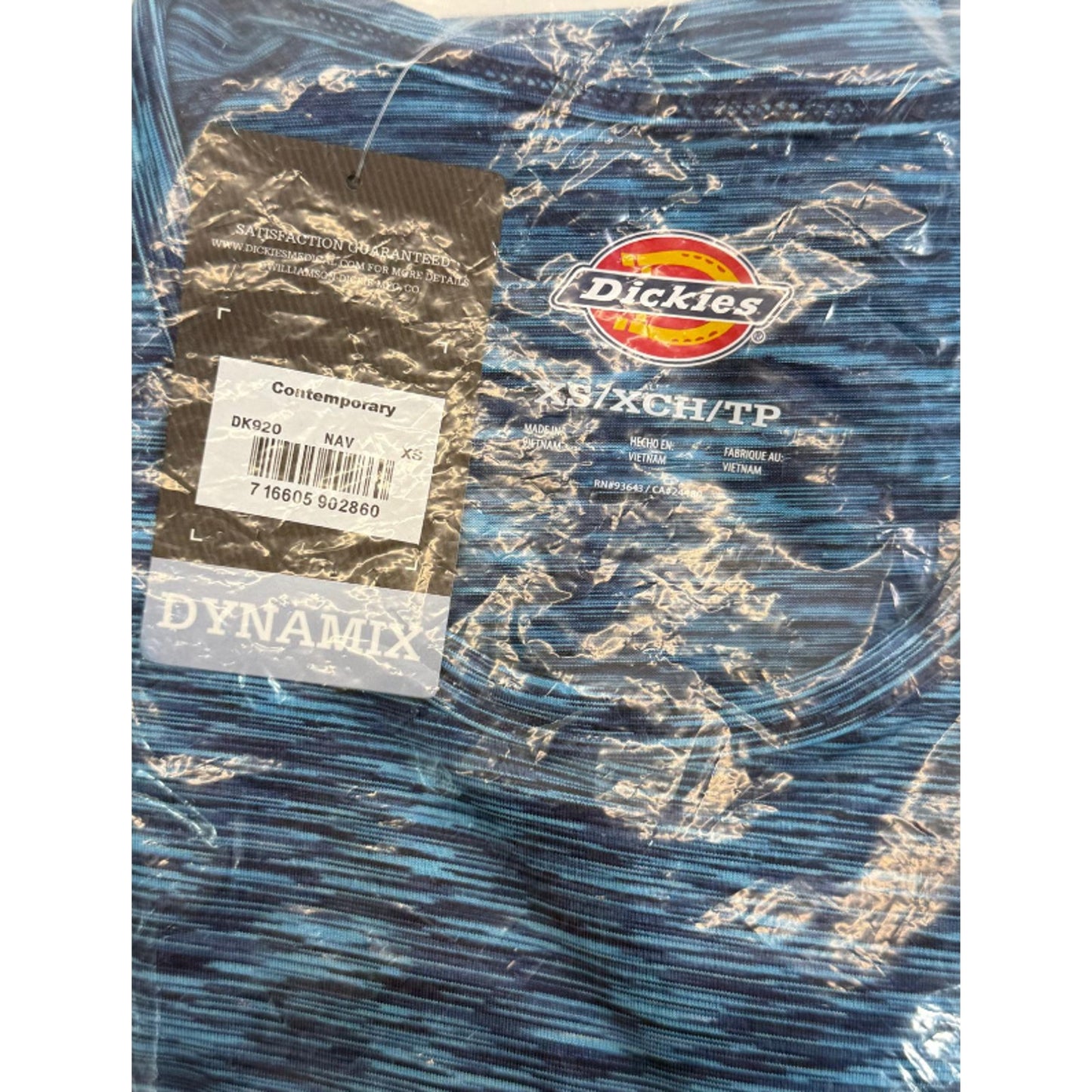 Dickies Dynamix UnderMedical Scrubs for Women Long Sleeve Knit Tee DK920 XS Navy