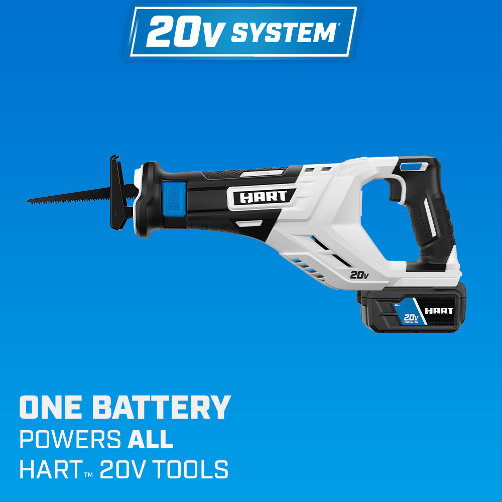 HART 20-Volt Reciprocating Saw (Battery Not Included)