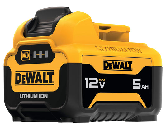 DEWALT DCB126 12V MAX* 5.0Ah Lithium Ion Battery