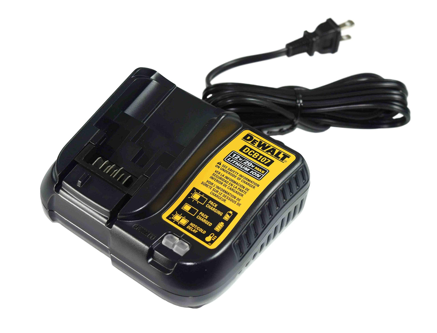DeWALT DCB107 12V/20V MAX Lithium Ion Charger (Bulk Packed)