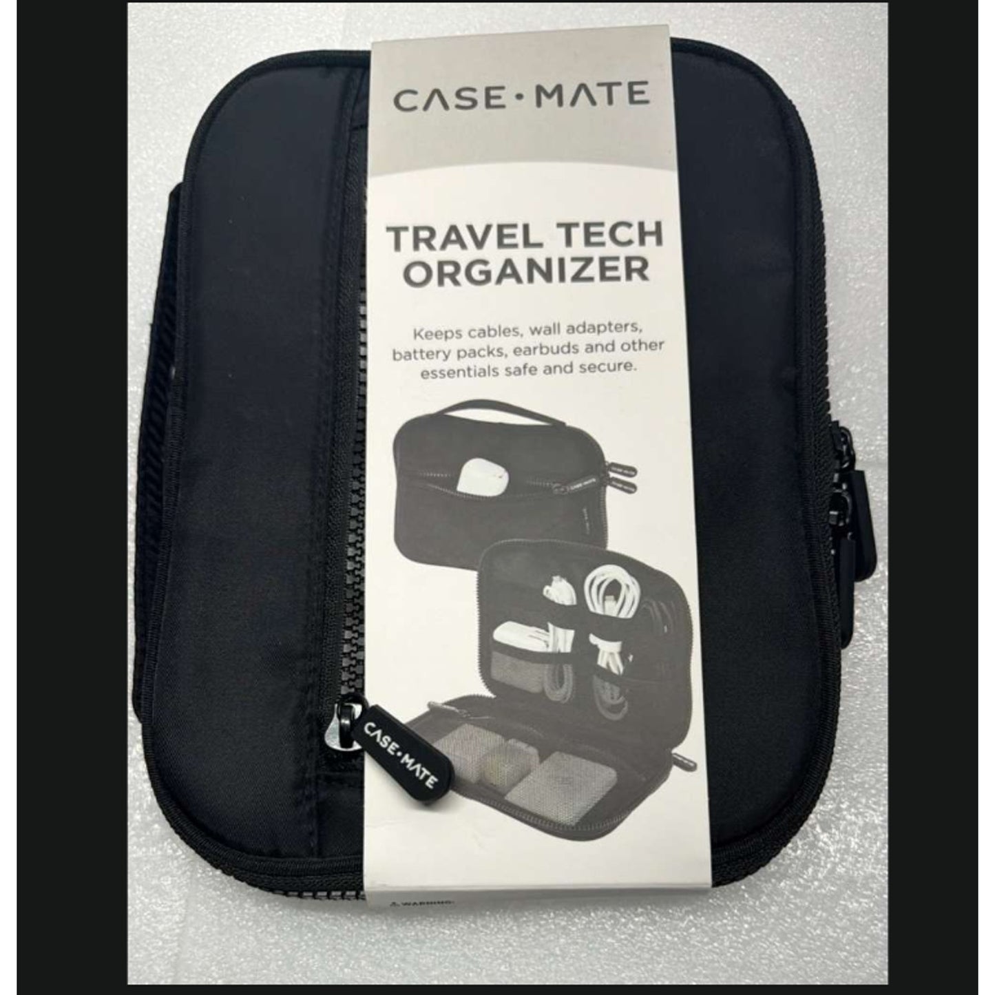 CASE-MATE Travel Tech Organizer Bag for Device Accessories iPhone Android NEW