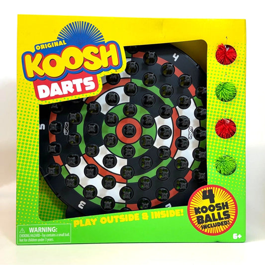 Koosh Darts Dartboard Toy For Kids Interactive Indoor & Outdoor Game Ages 6+
