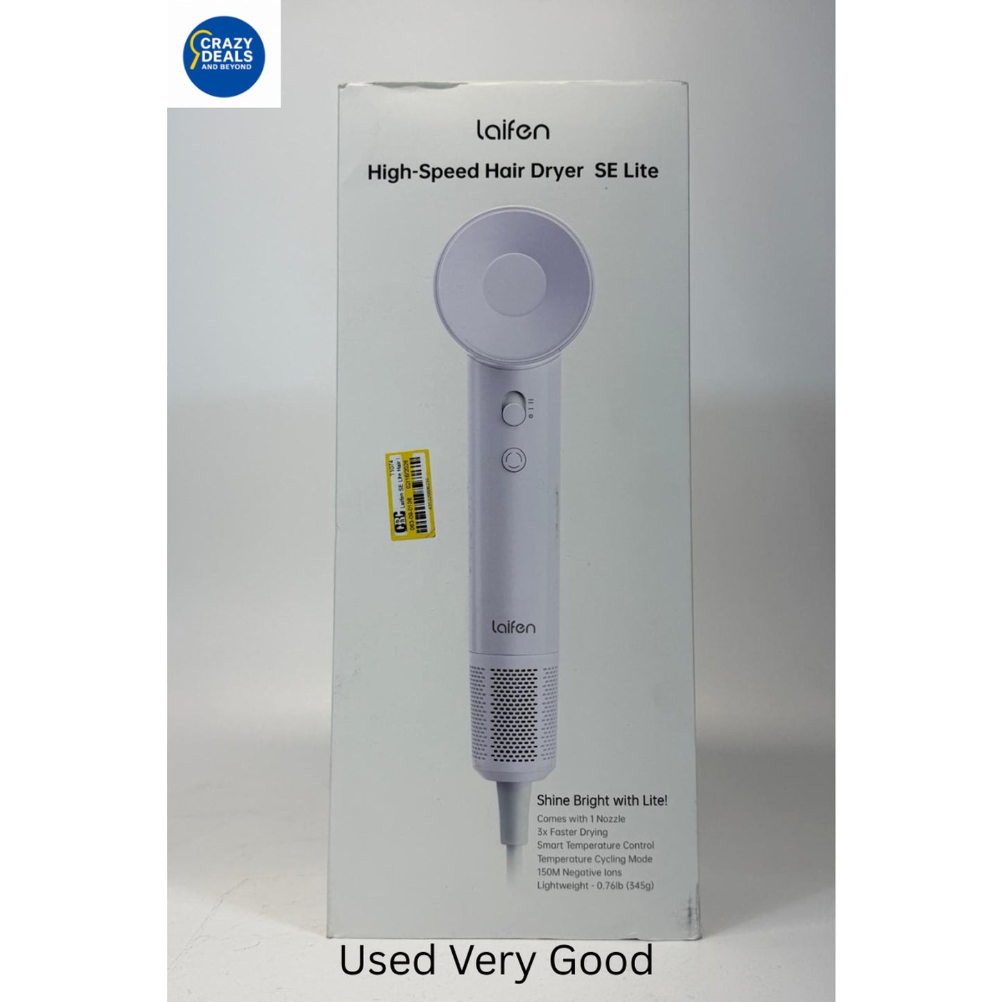 Laifen SE Lite Hair Dryer - Purple - 1400 Watts