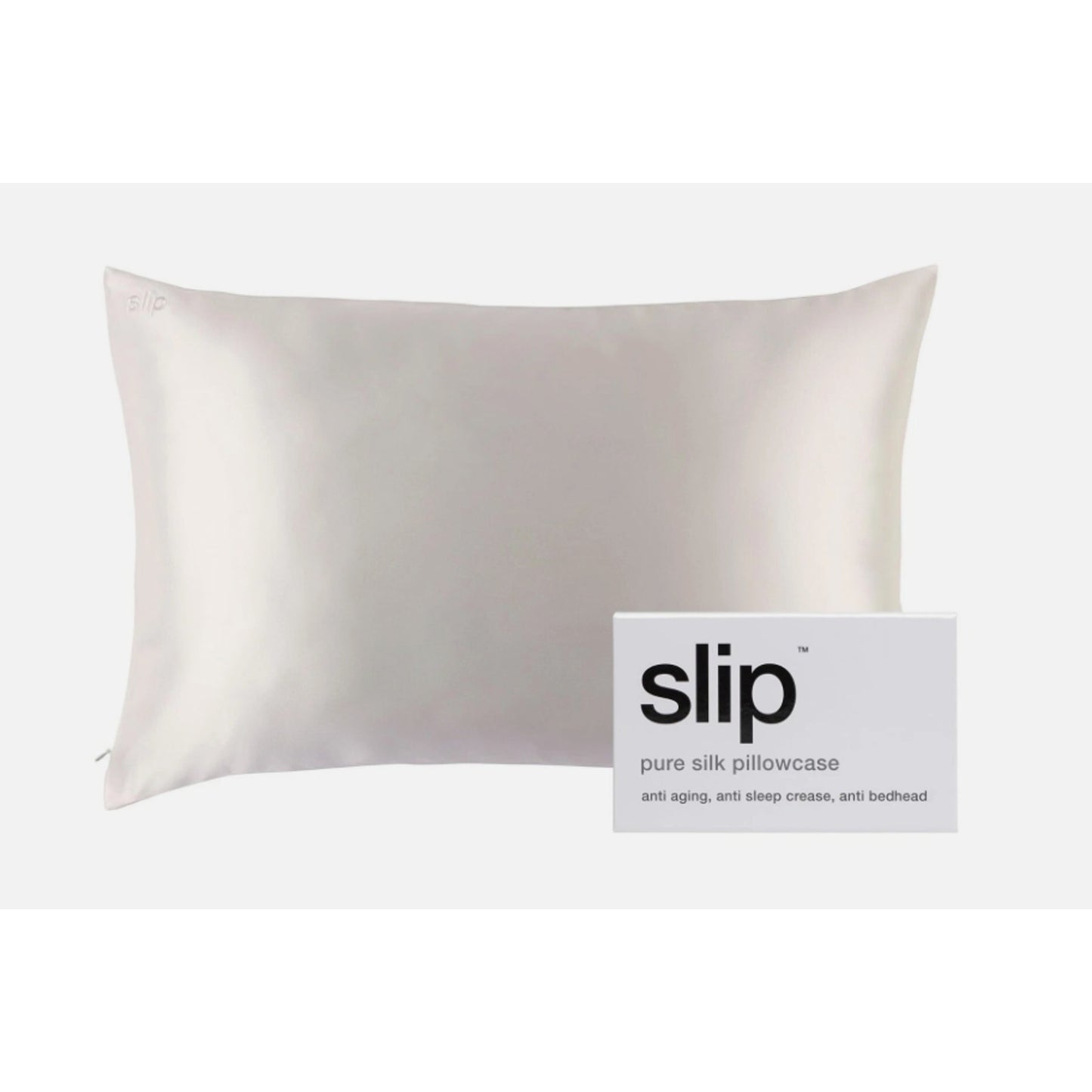 Slip Pure Silk Pillowcase - Queen - White - (20" x 30") - BRAND NEW