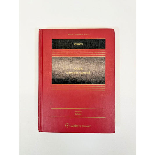 Sales: A Systems Approach - Hardcover, by Daniel L. Keating 7th Edition