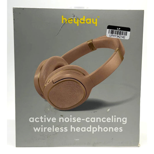 heyday Banded Active Noise Cancelling Over-Ear Headphones - Peach