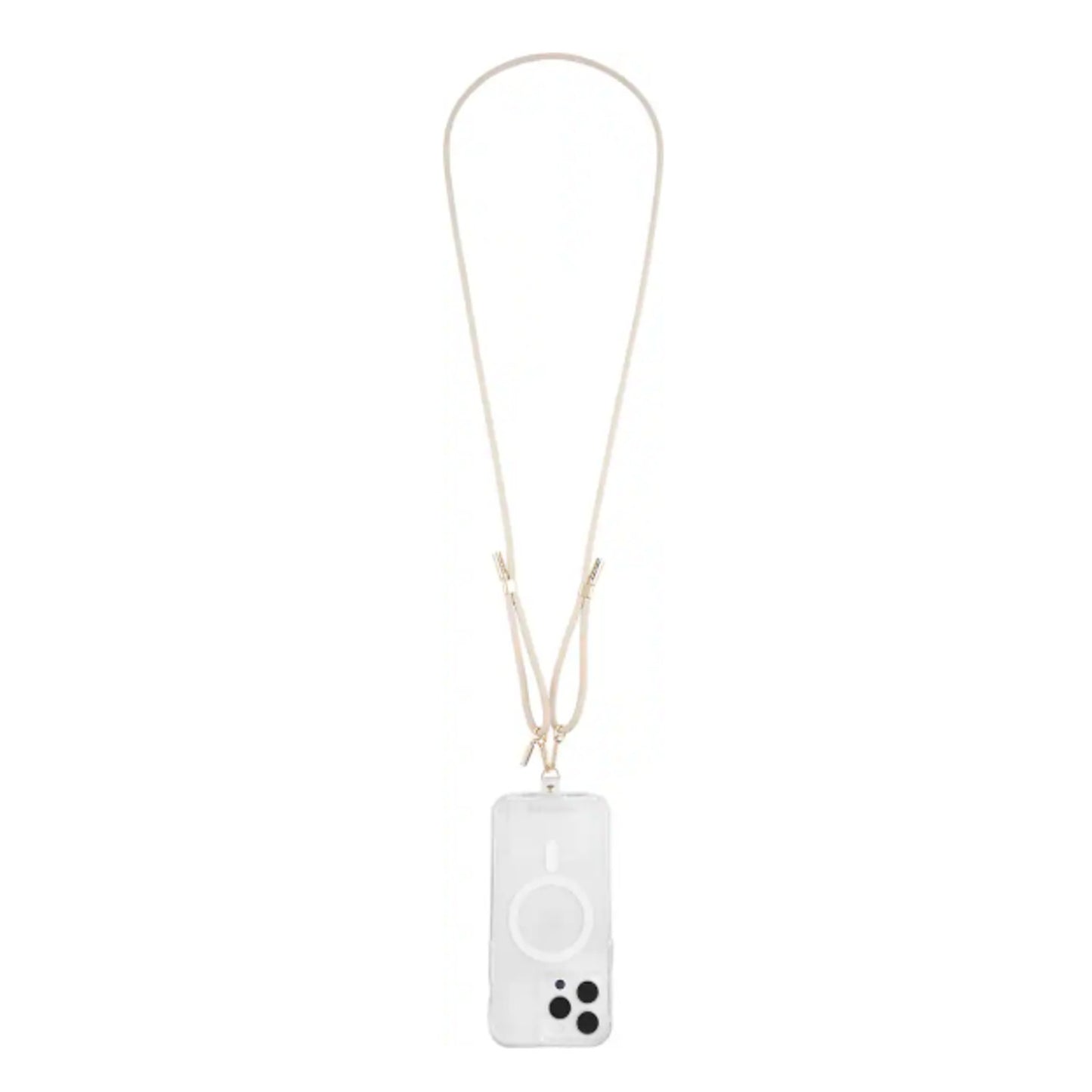 Case-Mate - Crossbody for Any Cell Phone - Taupe Rope