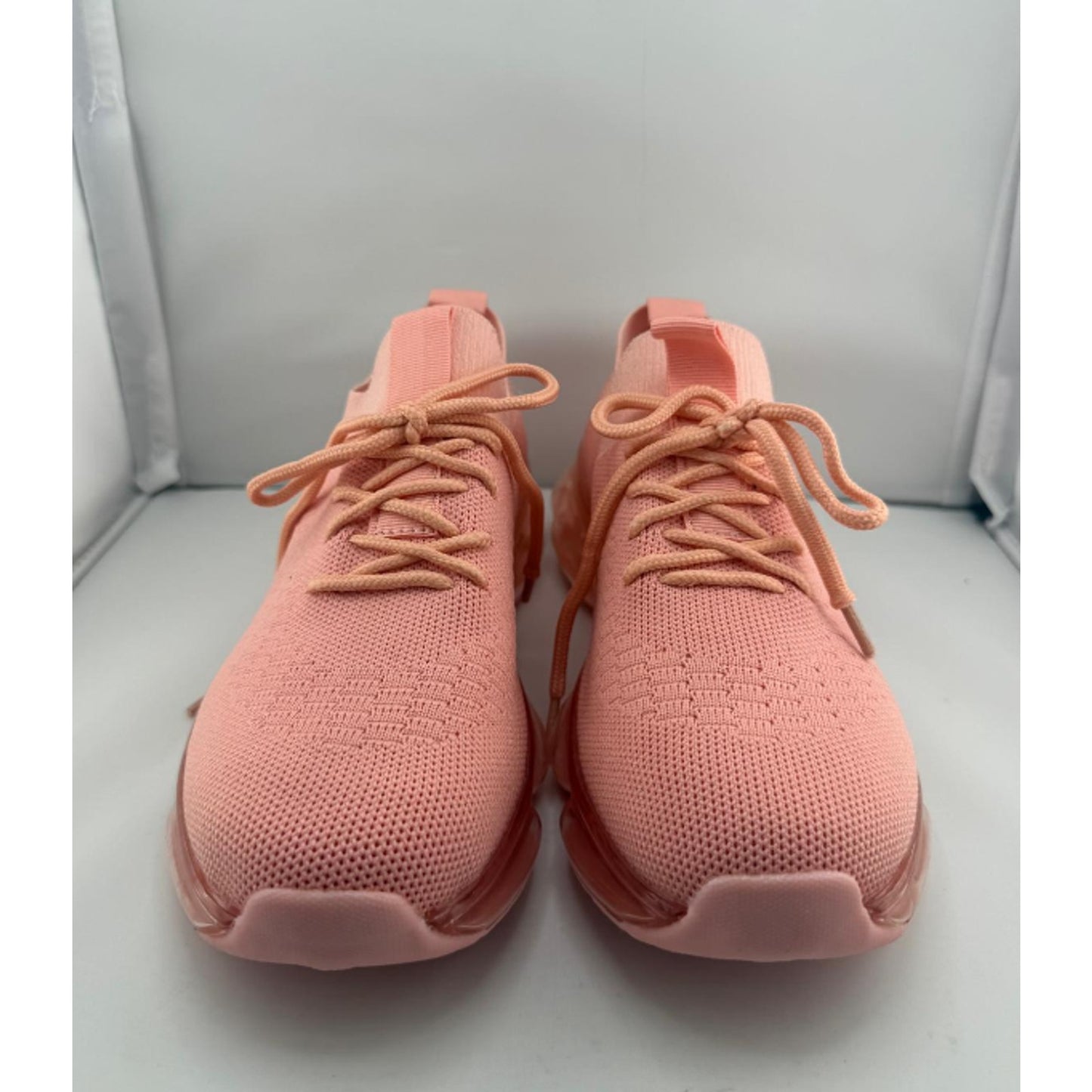 Urban Sport Aero Sneaker Pastel Pink Knit - Pink 7 Medium
