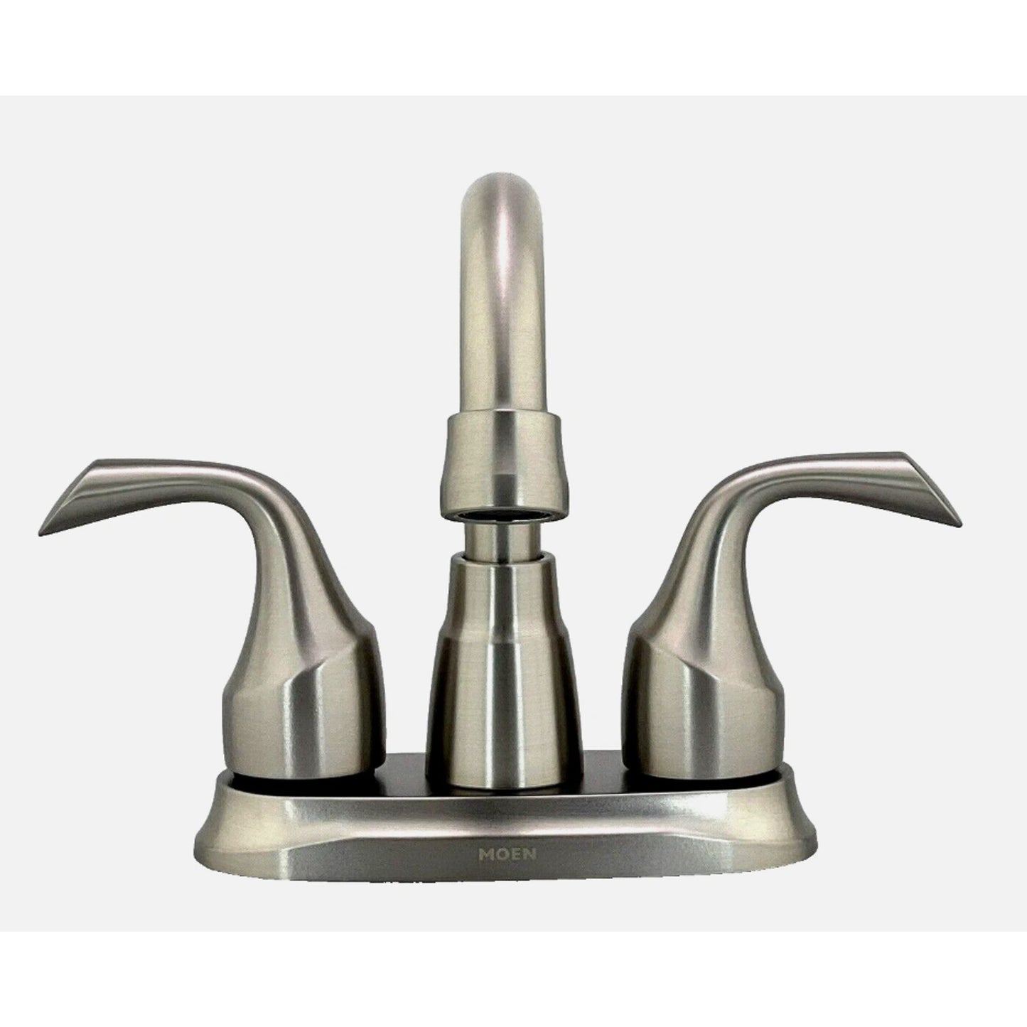 MOEN 84115SRN Idora Spot Resis Brushed Nickel 4" Centerset Bathroom Faucet Drain