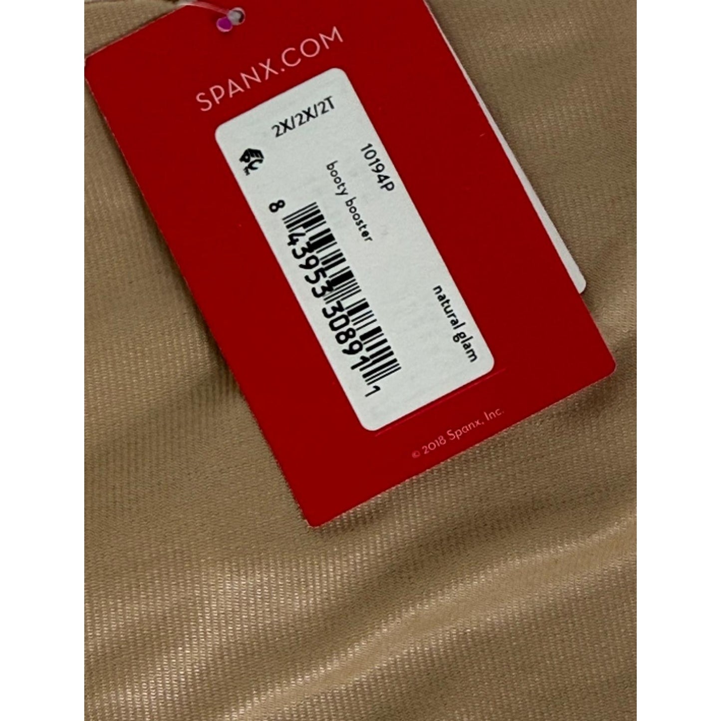 SPANX Suit Your Fancy Butt Enhancer Shaping Shorts Size 2X
