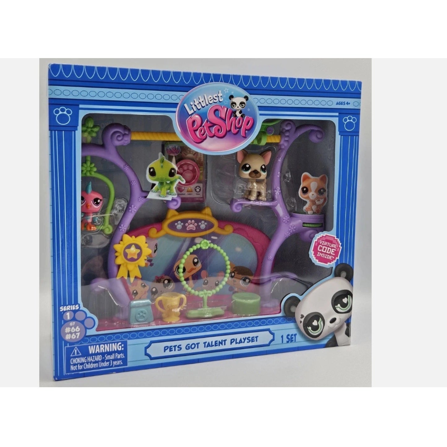 Littlest Pet Shop Pets Got Talent Play Set, gen7 #66 / #67, 885561005585